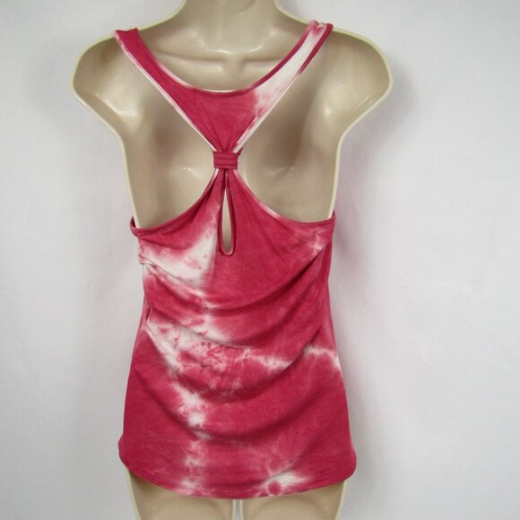 Impressions | Women's | M | Tye Dye | Pink & White | Tank Top - Picture 2 of 3
